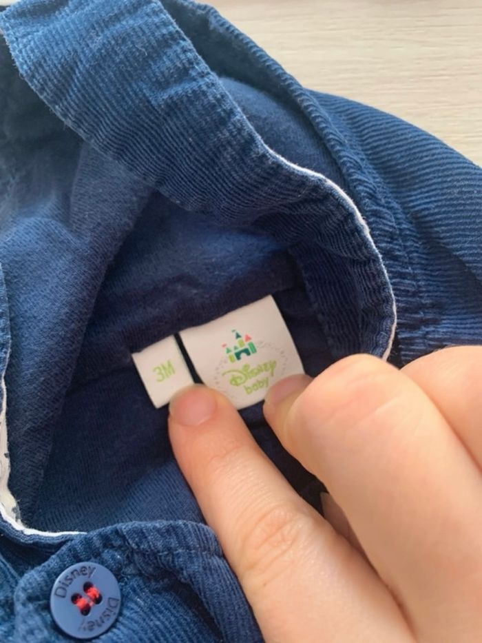 Ensemble salopette Mickey en 3 mois - photo numéro 3