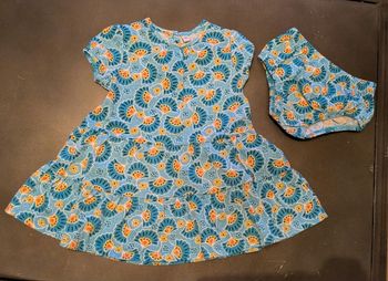 Robe manches courtes - 12 mois 