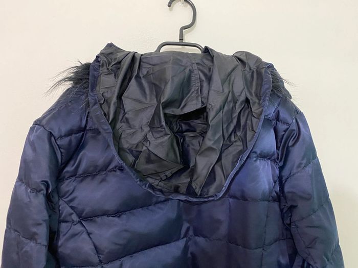 Manteau doudoune longue bleu marine River Woods - photo numéro 4