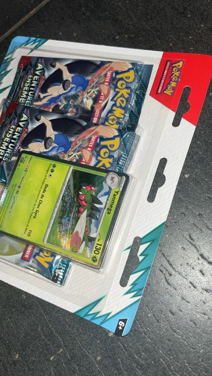 [NEUF] Jcc Pokémon Tripack 3 boosters Yanmega Écarlate et Violet EV9 aventures ensemble v1 - photo numéro 3