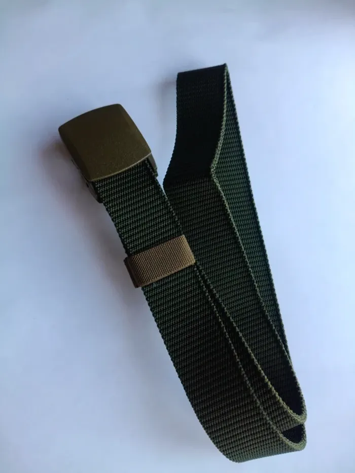 ceinture toile kaki