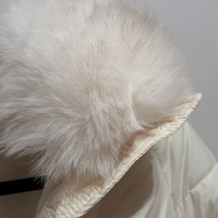 Jacke Winterjacke Weiß Creme