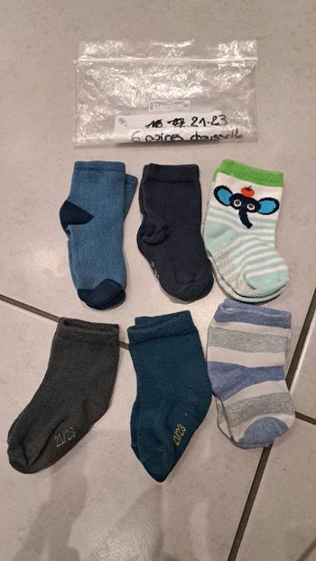 Lot 6 paires de chaussettes