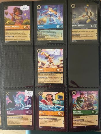 Cartes Lorcana Super Rares chapitres 4/5/6/7/8/9/10/11