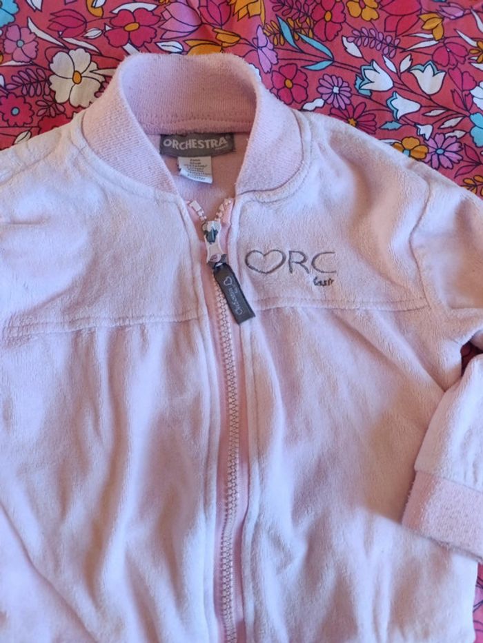 Gilet rose clair taille 2 ans de la marque orchestra - photo numéro 3