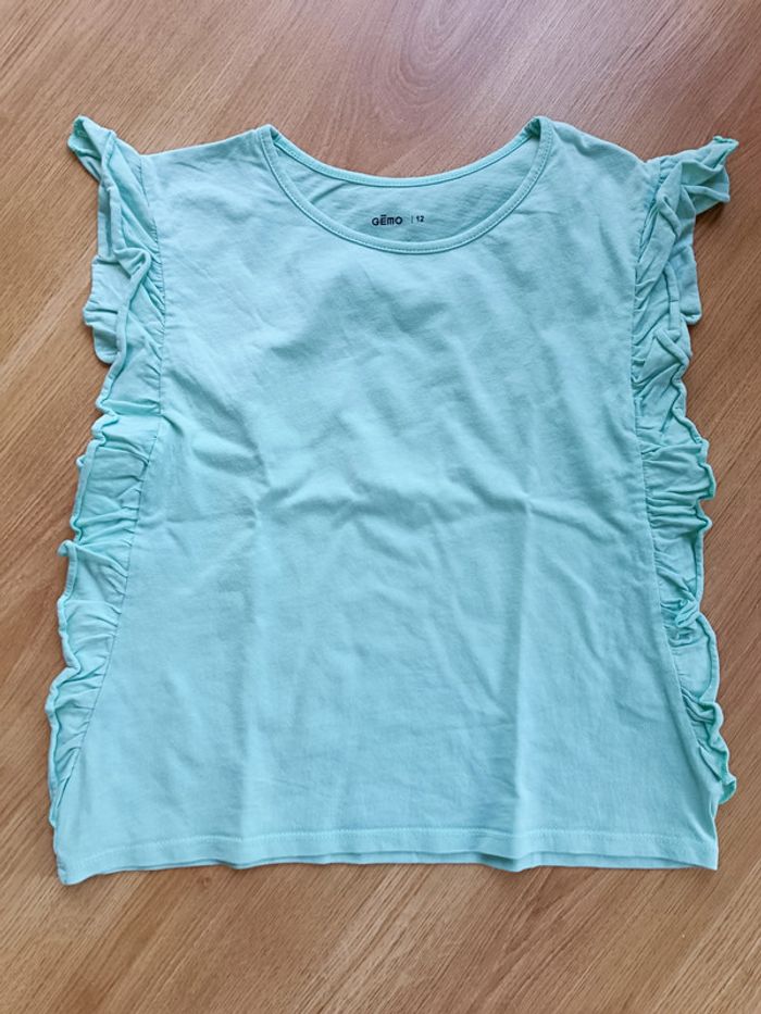 Tshirt Gémo Vert d'eau 12 ans