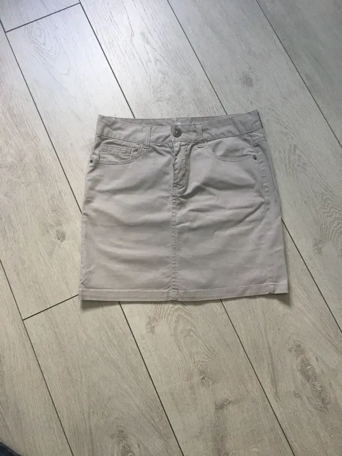 Jupe beige 36 - photo numéro 2