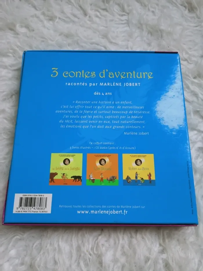 Livre 3 contes audio Marlène Jobert - photo numéro 2