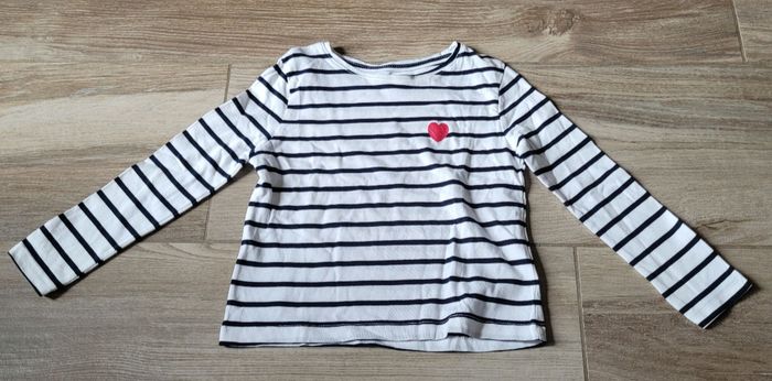 T-shirt manches longues marinière taille 3 ans