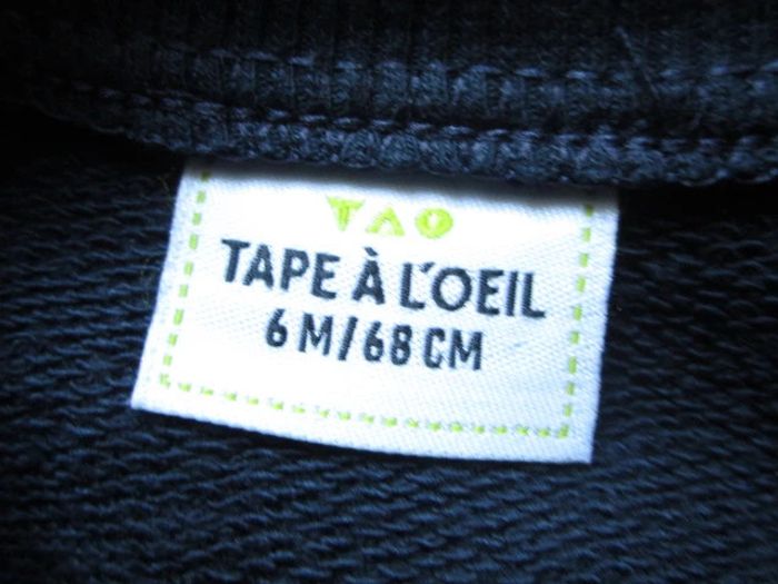 Sweat marine TAO 6 mois TBE - photo numéro 5
