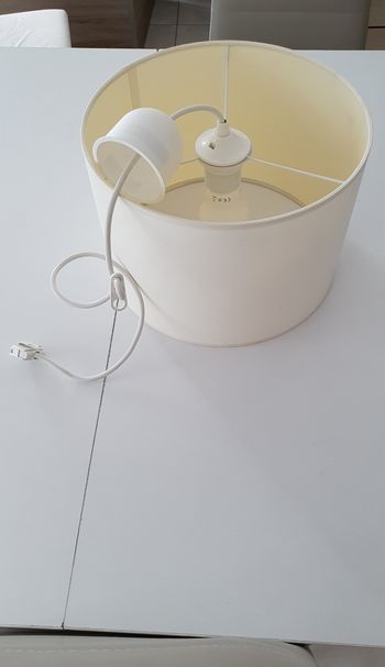 Abat jour blanc cassé 