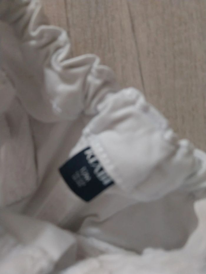 Pantalon blanc 12 mois - photo numéro 2