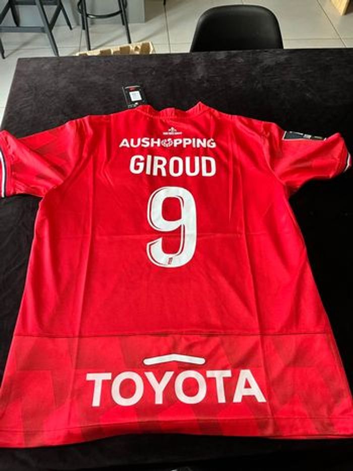 Maillot losc rouge floqué Giroud 9 - photo numéro 5