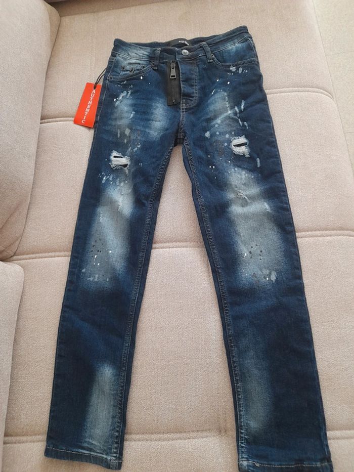 Jean extensible 12 ans neuf