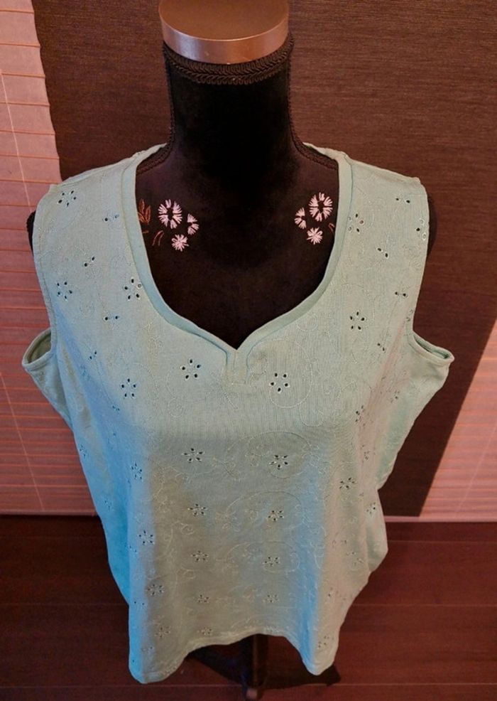 Débardeur vert menthe - photo numéro 2