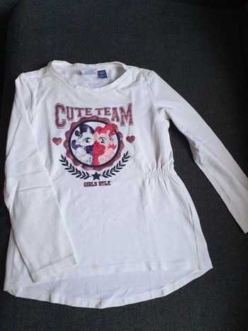 Pull fin blanc My little Pony