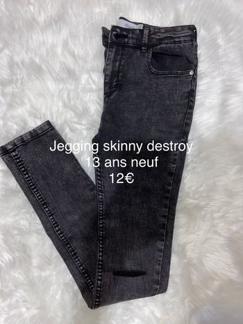 Jegging skinny destroy 13 ans