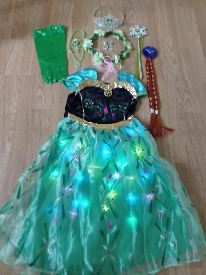 Déguisement princesse Anna a LED 4ans - photo numéro 6