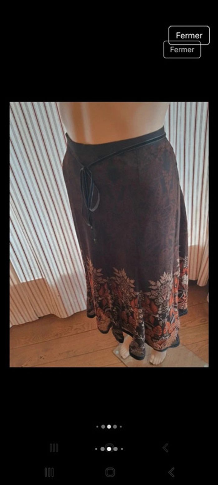 Jolie Jupe marron Gerry Weber fr/be 46 neuve - photo numéro 4