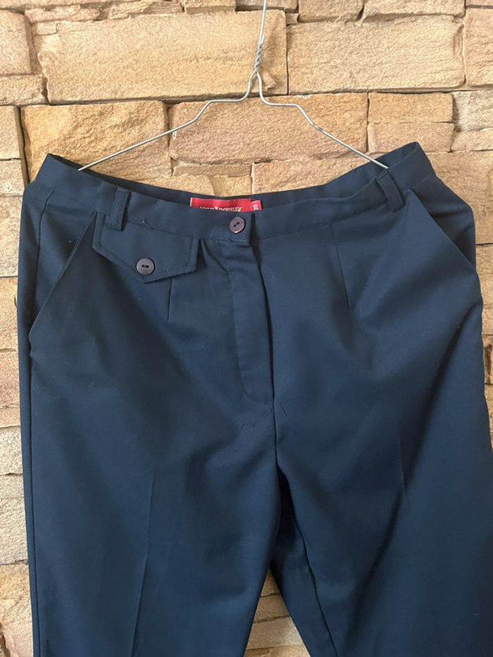 Pantalon taille 38 bleu marine - photo numéro 2