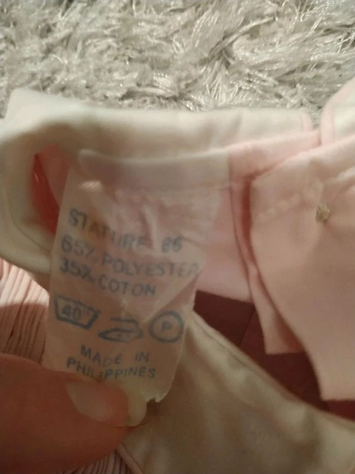 Robe rose Cyrillus 86 cm - photo numéro 3