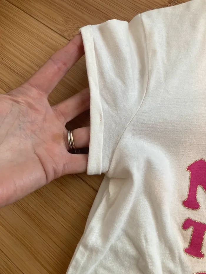 6 ans - Ensemble 2 pièces - un short en jean et un t-shirt manches courtes - photo numéro 4