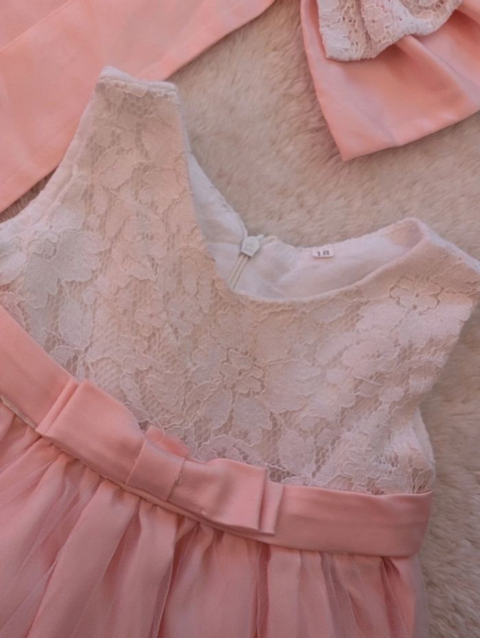 Robe cérémonie 18 mois rose - photo numéro 4