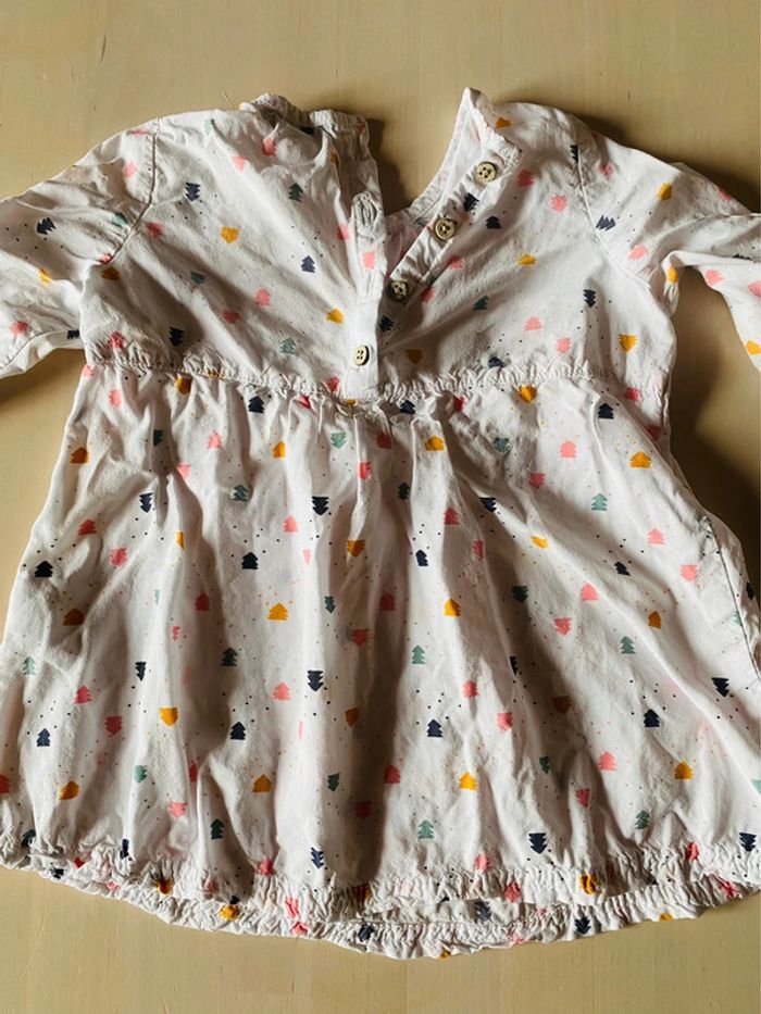 Robe légère motif sapin 18mois - photo numéro 2