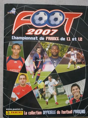 Album Panini Foot 2007 (pour collectionneurs)