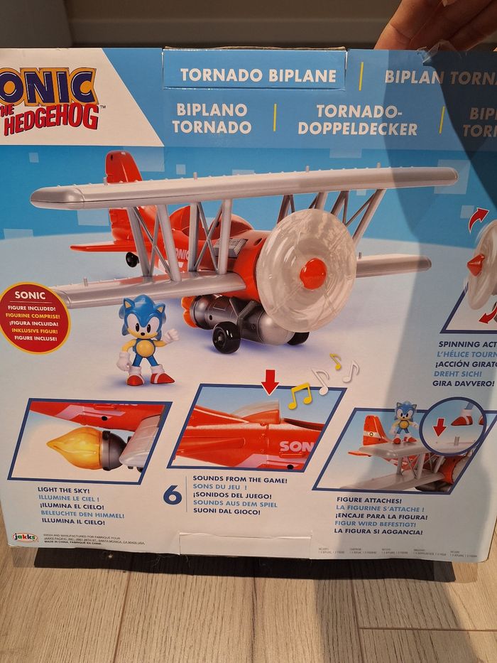 Avion tornado biplane sonic - photo numéro 3