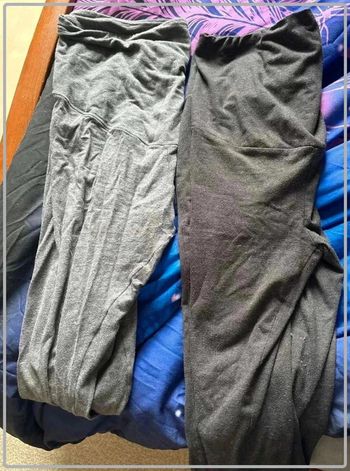 2  leggings grocesse  taille  42/44