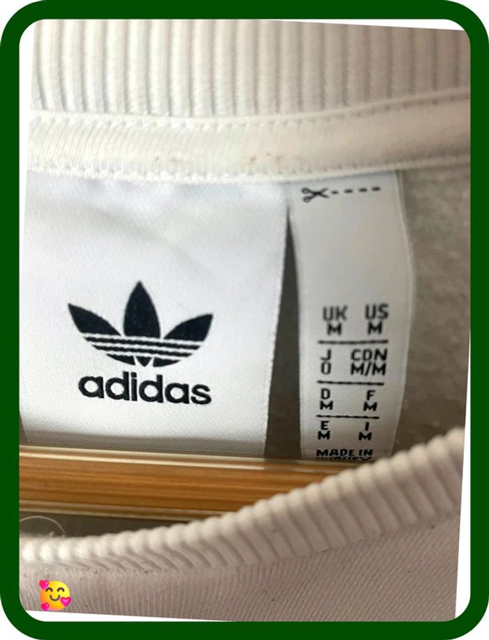 Sweat Adidas Originals – Homme – Taille M – Blanc & Gris - photo numéro 4