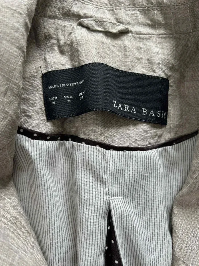 Blazer Zara gris - Taille M - photo numéro 3