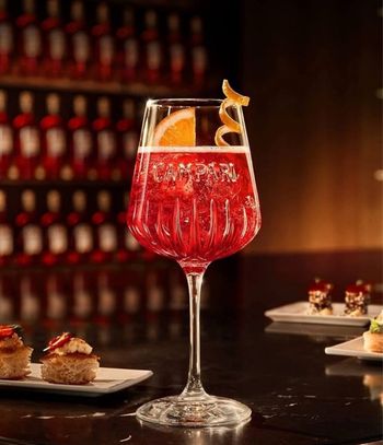 Lot de 6 verres campari 