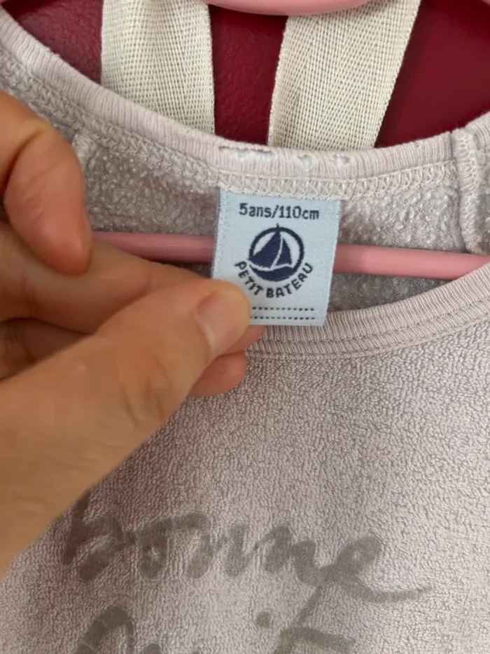Pyjama fille petit bateau 5 ans - photo numéro 6