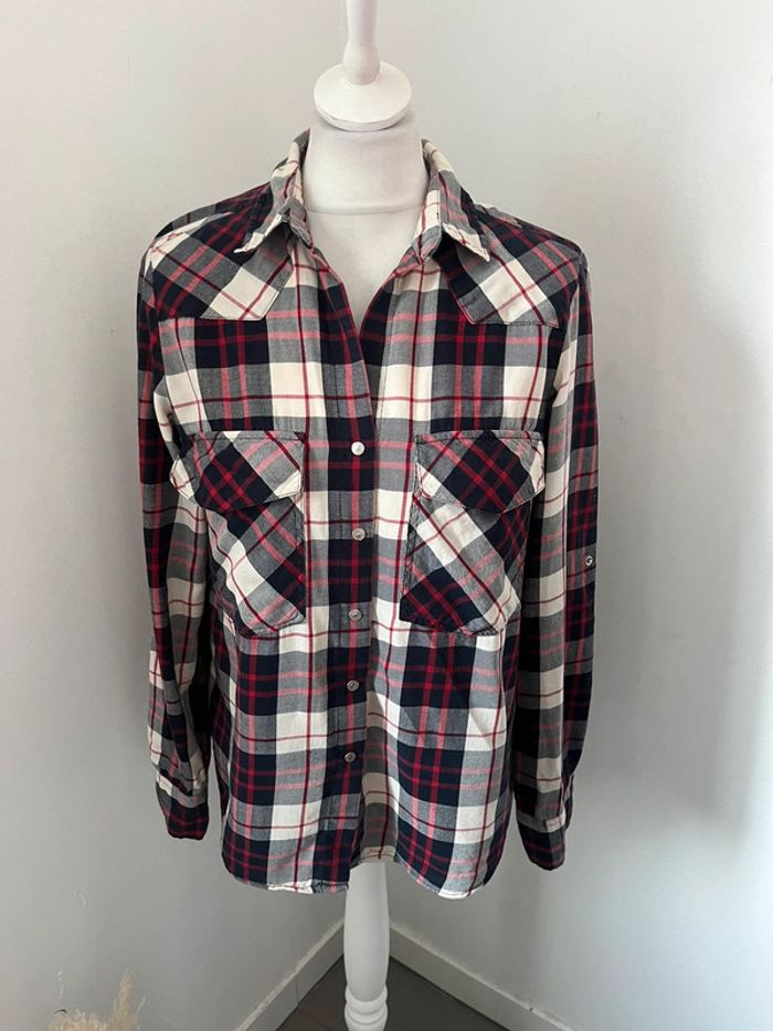 Zara Vinted Chemise A Carreaux Rouge Et Noir Femme Zara Chemisier