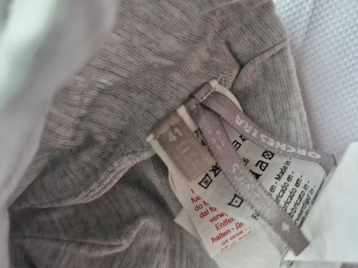 Bonnet mixte 3/6 mois 41 cm Orchestra Gris - photo numéro 5