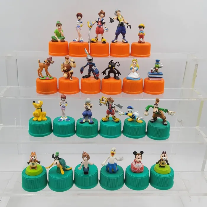 23 Kingdom Hearts Bottle Cap Figures