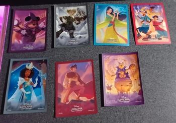 Lot 7 sleeves Lorcana