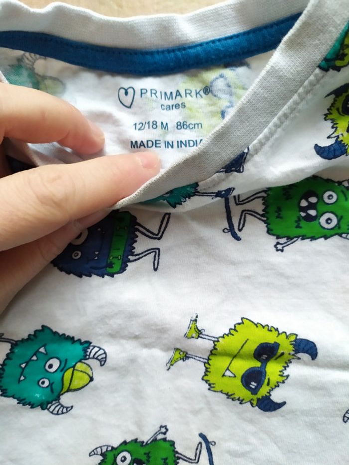 Tshirt primark monstre - photo numéro 3