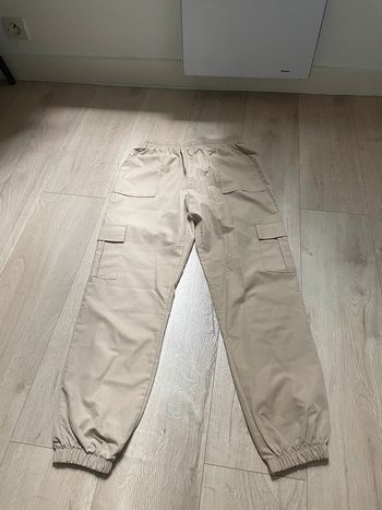 Pantalon cargo beige