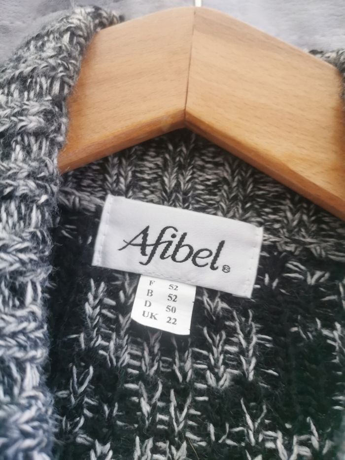 Jolie  veste manteau Afibel t 52 doux et chaud - photo numéro 2