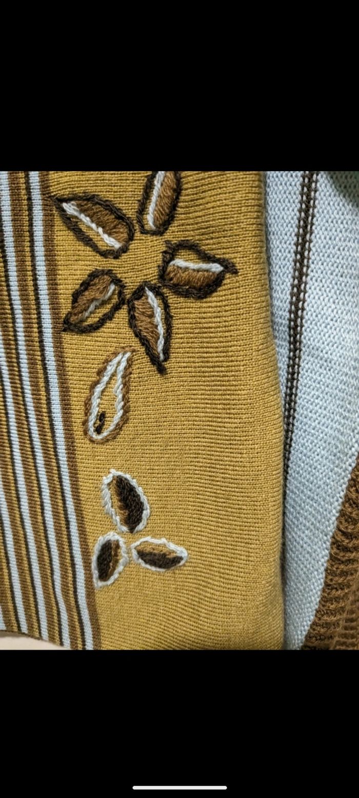 Magnifique gilet vintage, original Chassé croisé. Taille 40 - photo numéro 3