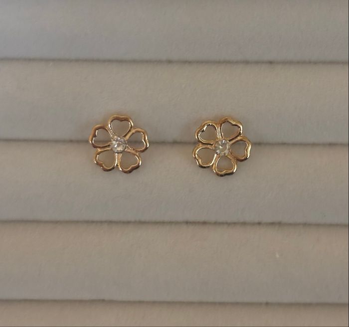 Boucles d’oreilles dorées - photo numéro 2