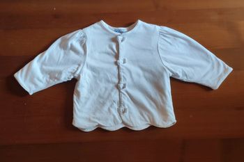 Veste blanche fille berlingot