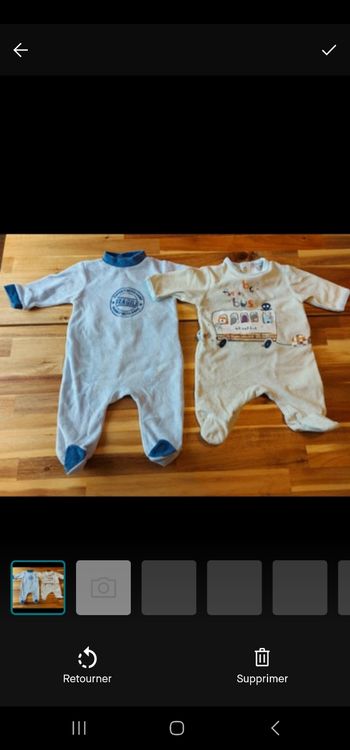 Lot de vêtement garçon 1 mois