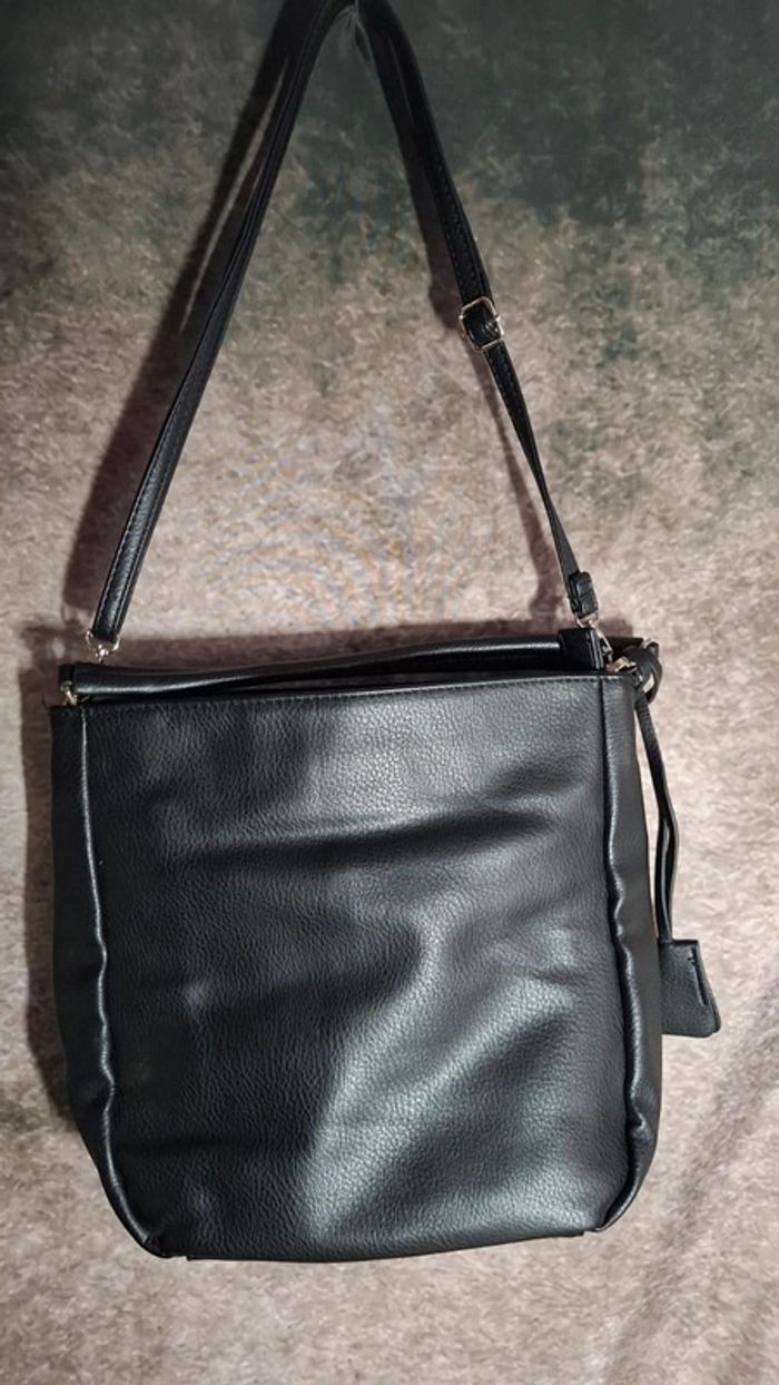 Sac à main bandoulière élégant noir David jones - photo numéro 6