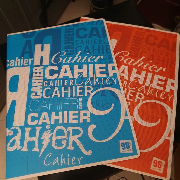 Cahiers  96 pages format 24* 32