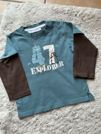 Tee-shirt manches longues bébé 18 mois