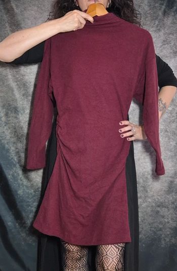 Robe bordeaux douce